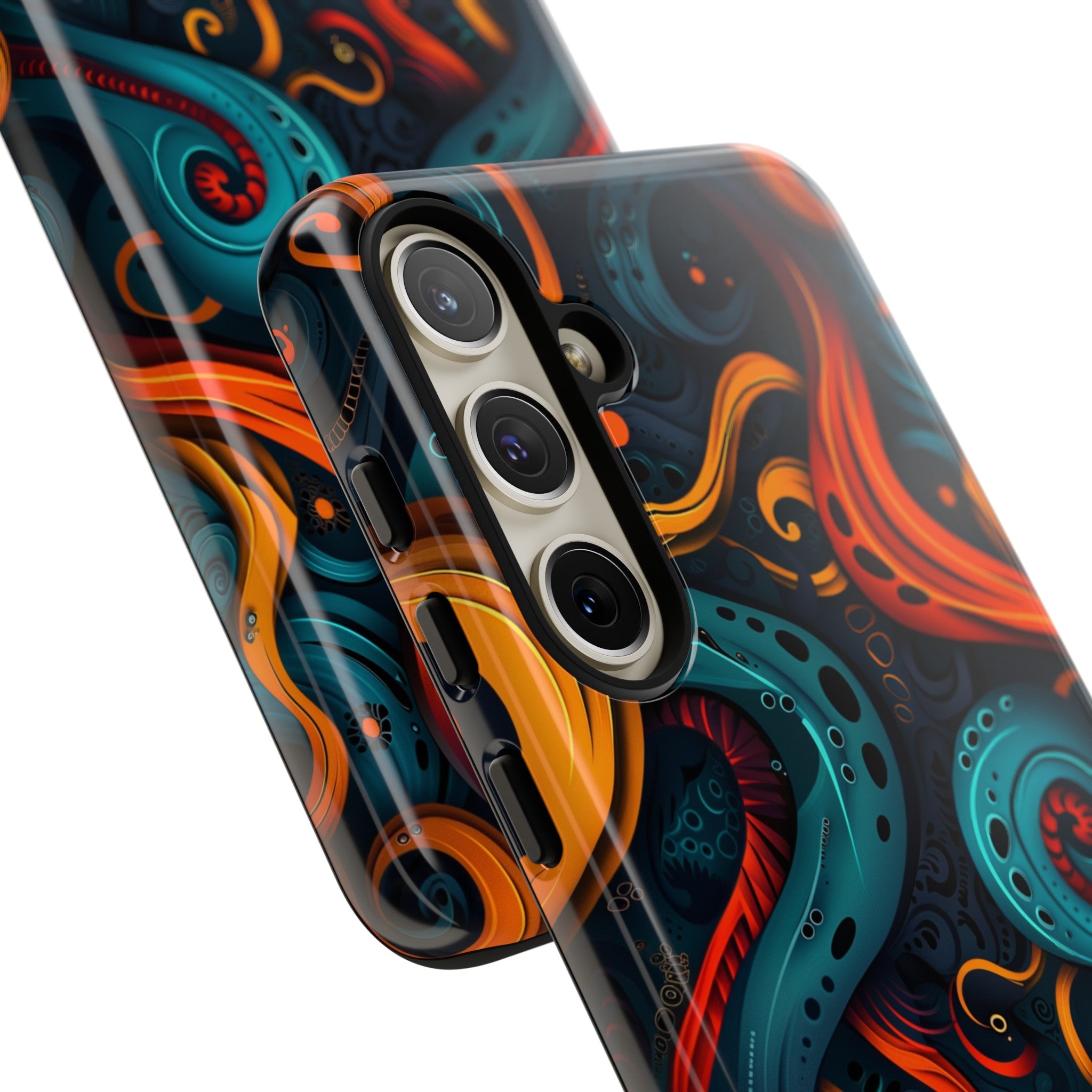 Aquaflame Swirls Tough Case