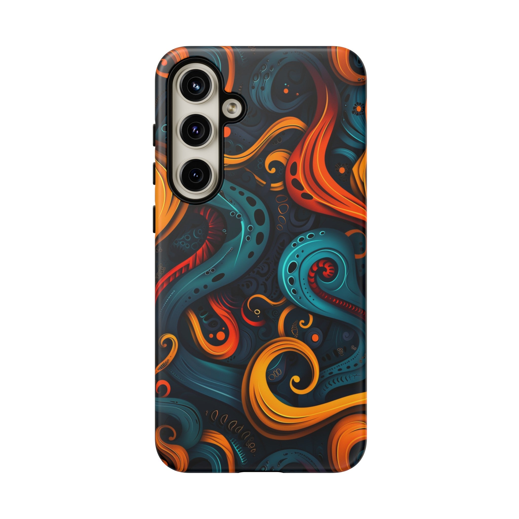 Aquaflame Swirls Tough Case