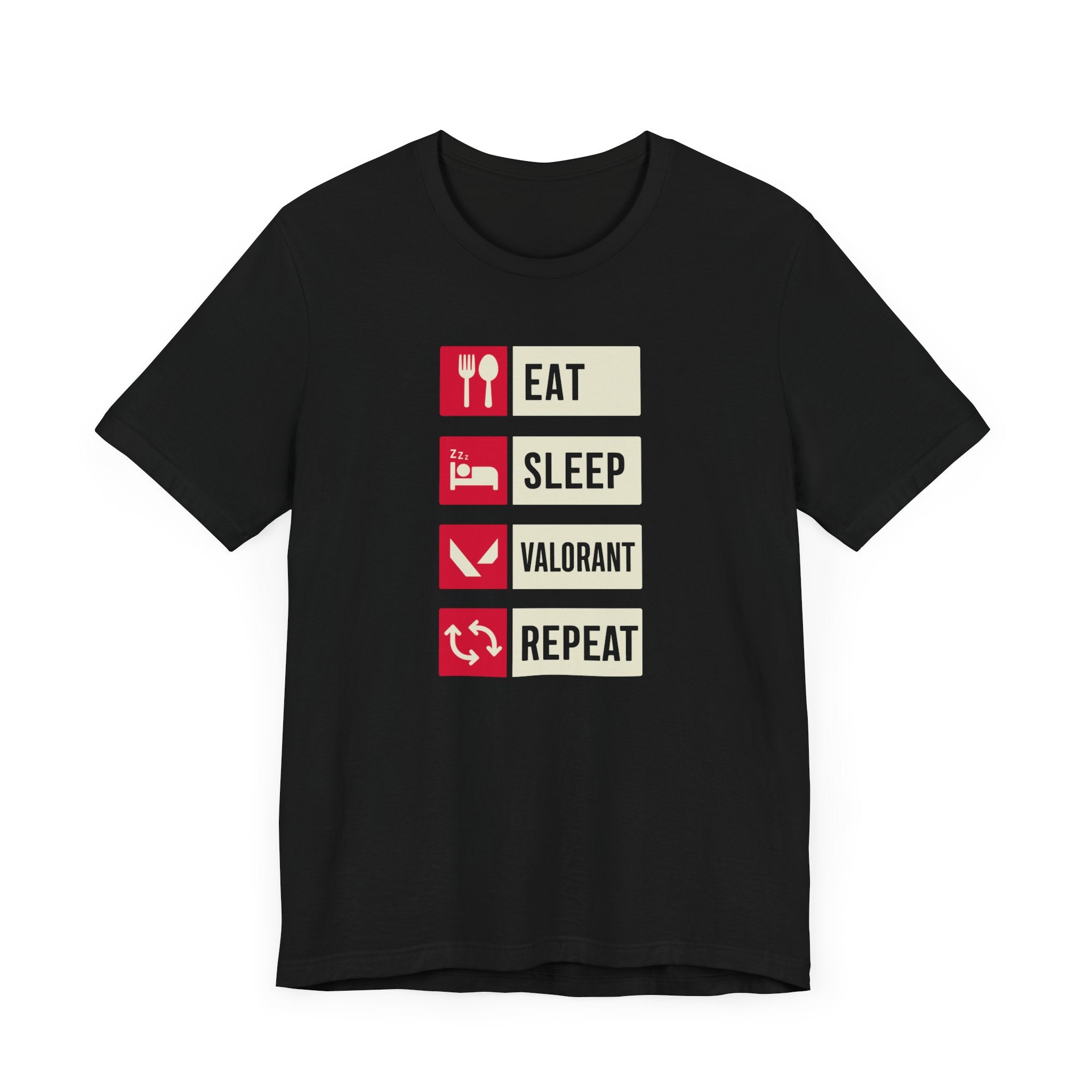 Eat Sleep Valorant Repeat Unisex T-Shirt