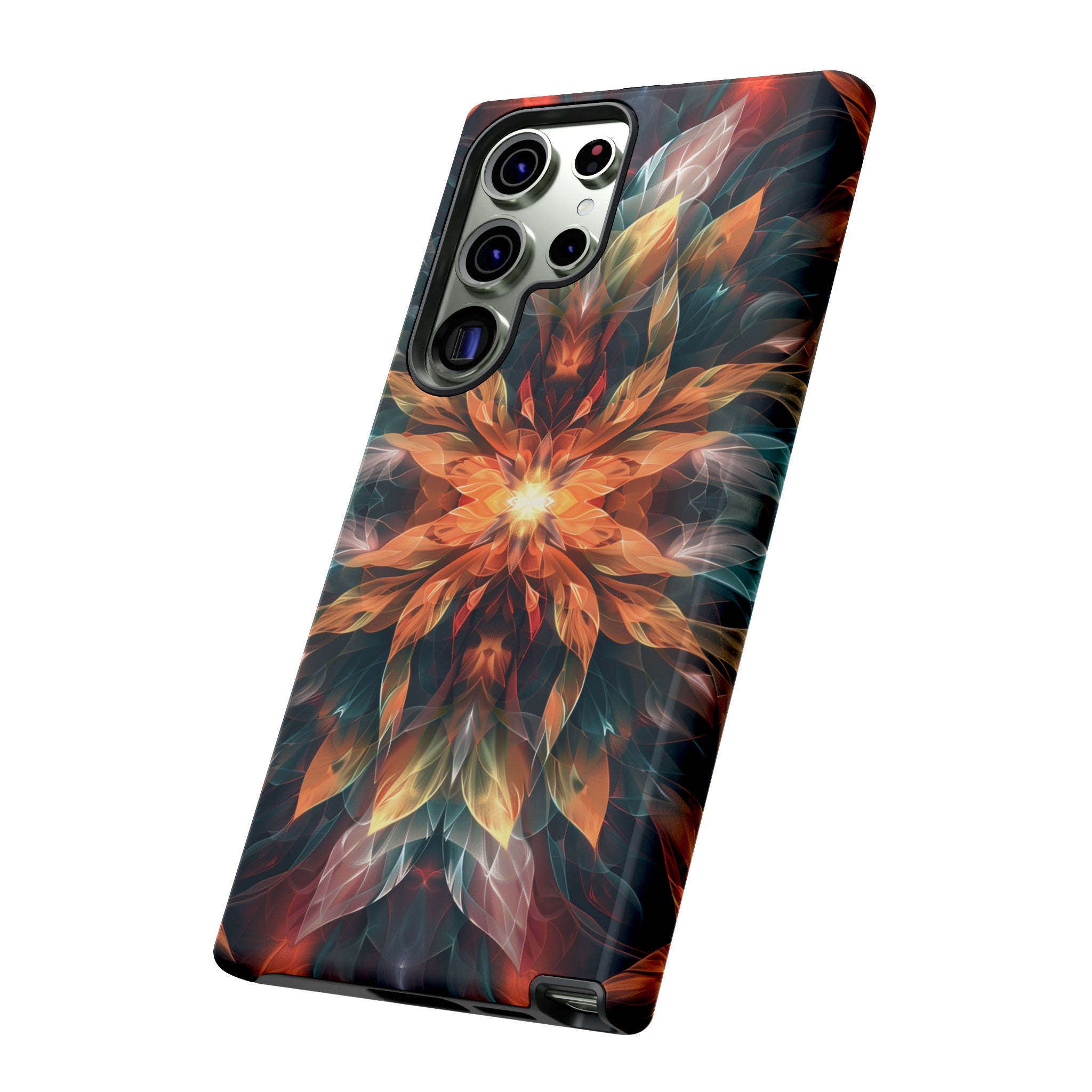 Radiant Bloom Fusion Tough Case