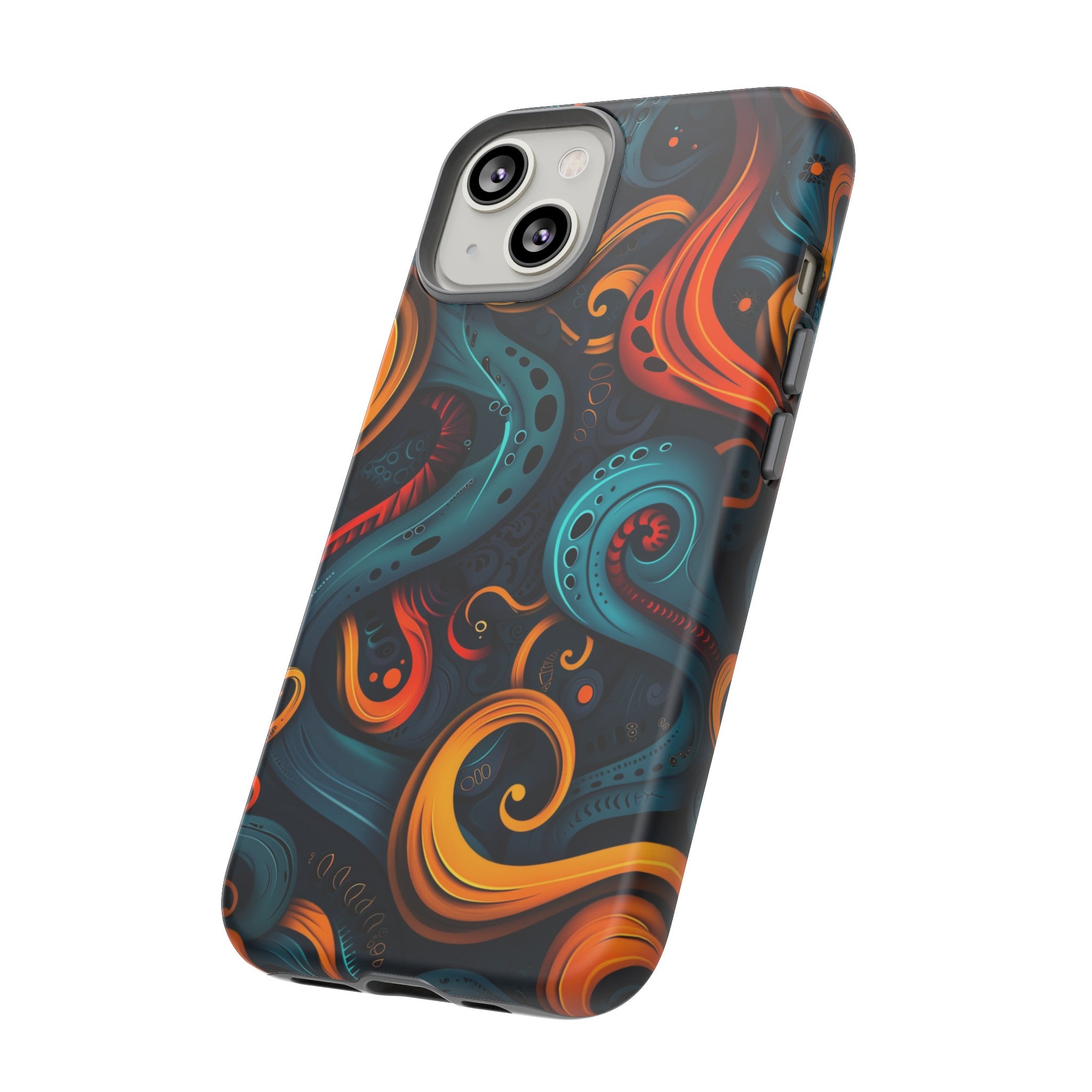 Aquaflame Swirls Tough Case