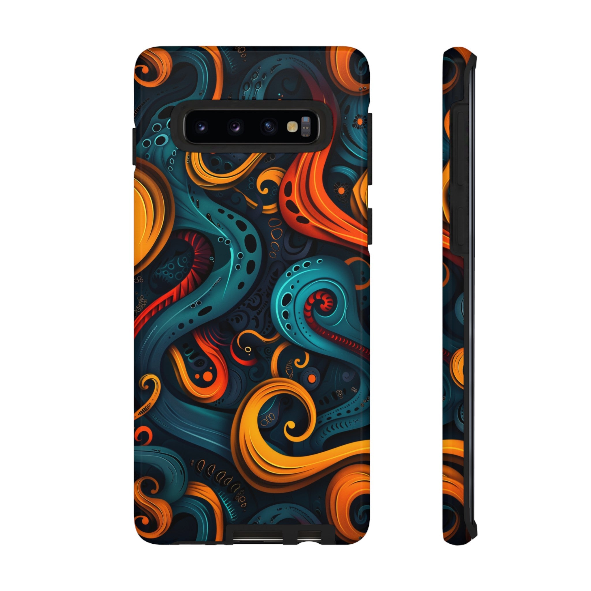 Aquaflame Swirls Tough Case