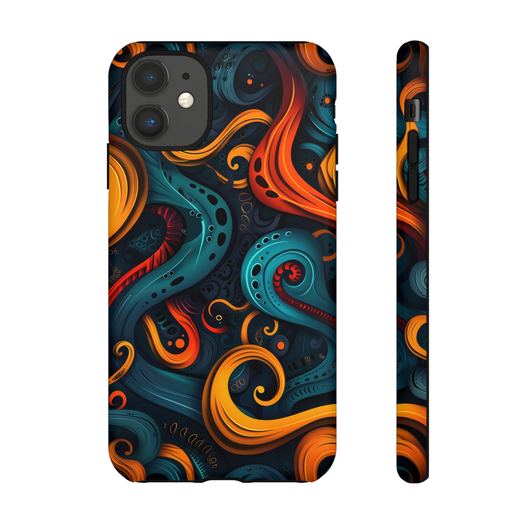 Aquaflame Swirls Tough Case