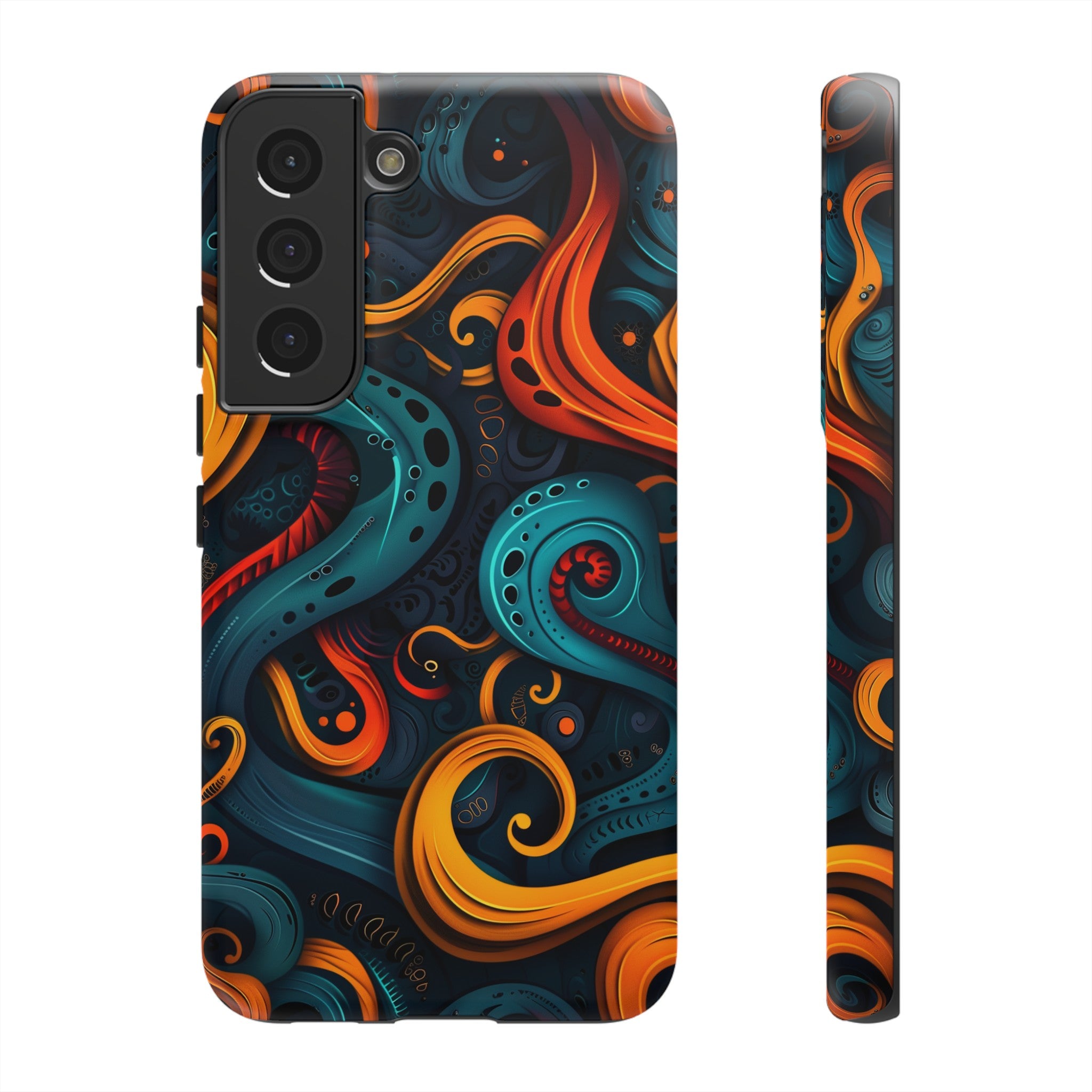 Aquaflame Swirls Tough Case