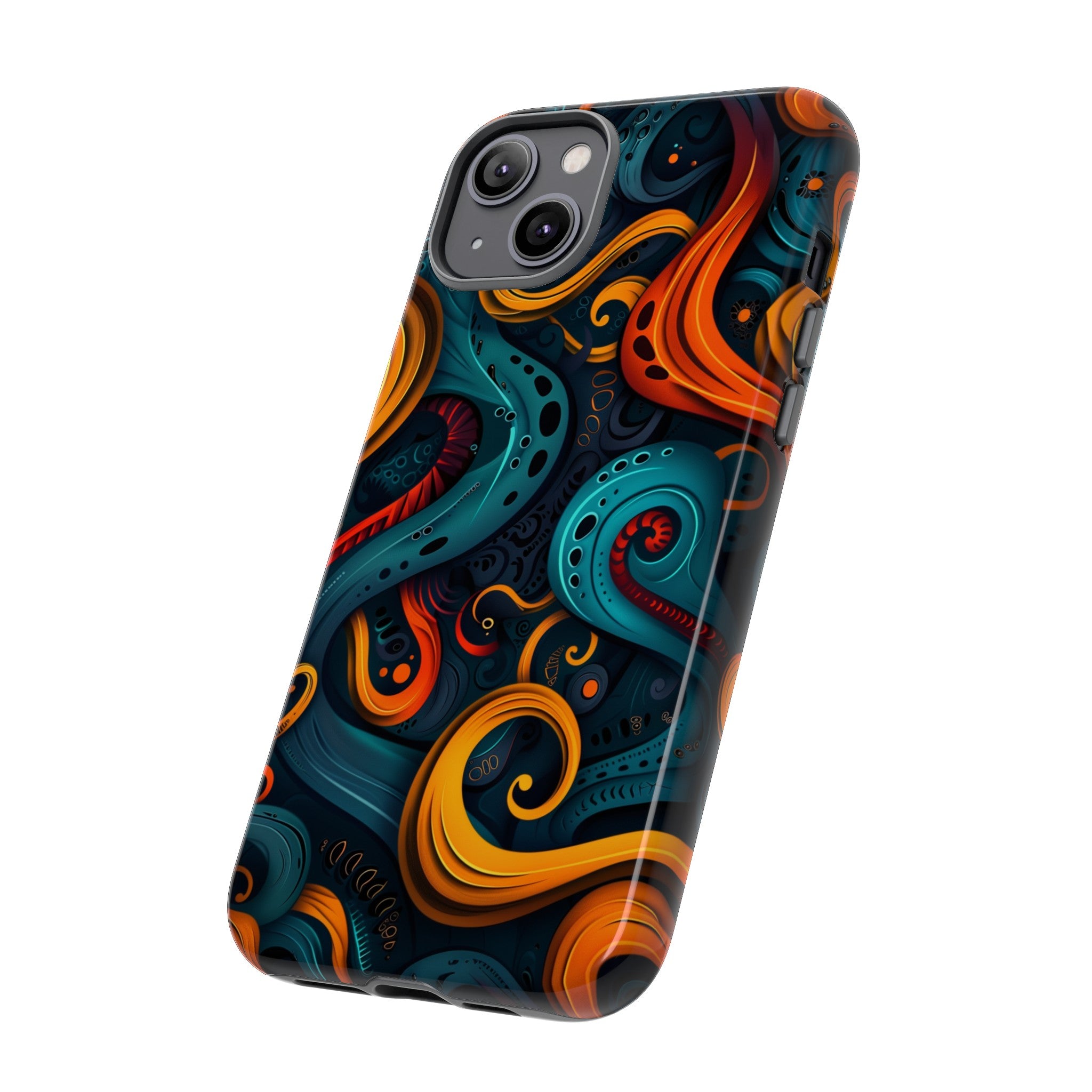 Aquaflame Swirls Tough Case