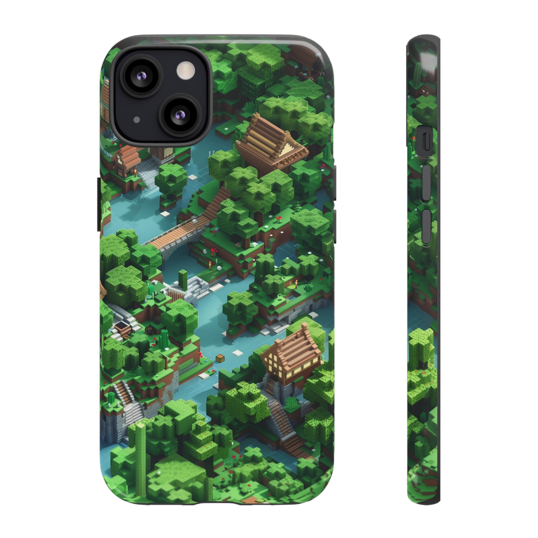 Minecraft Mini World Tough Case