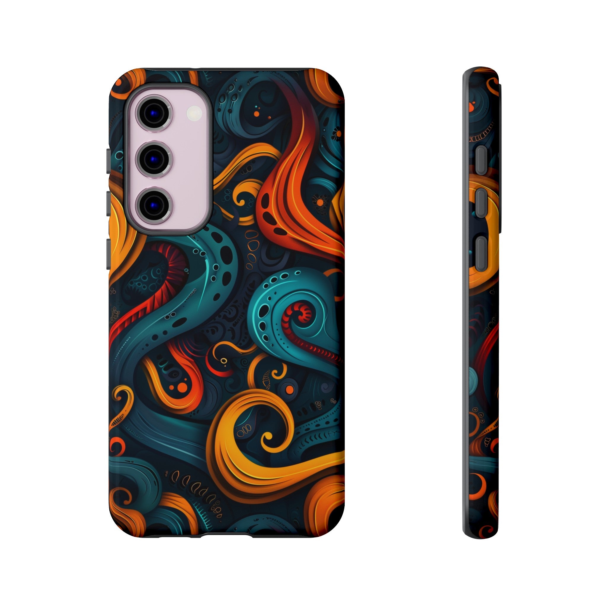 Aquaflame Swirls Tough Case