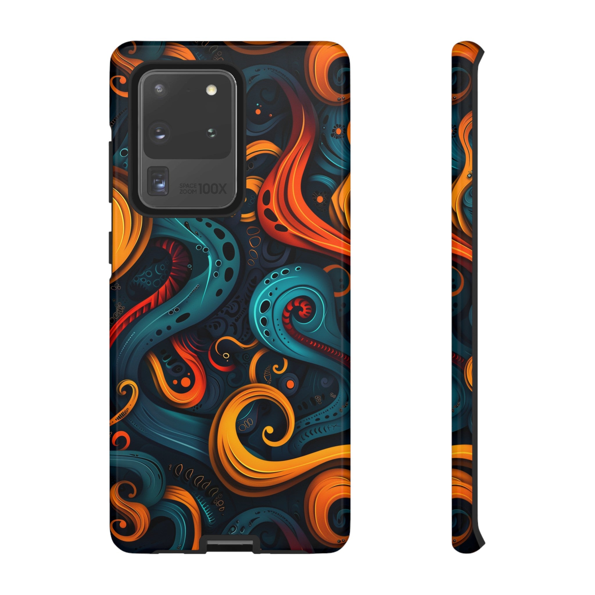 Aquaflame Swirls Tough Case