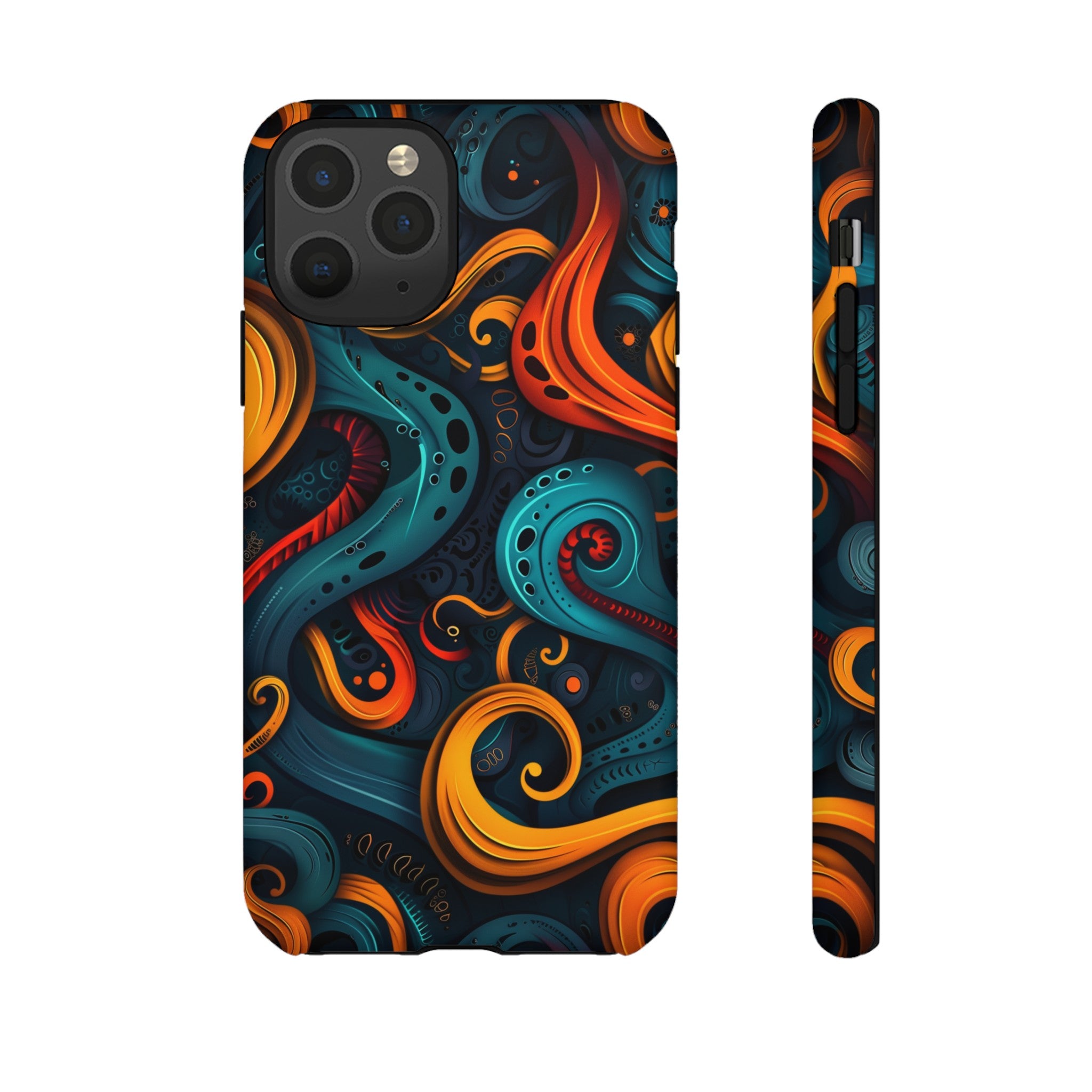 Aquaflame Swirls Tough Case