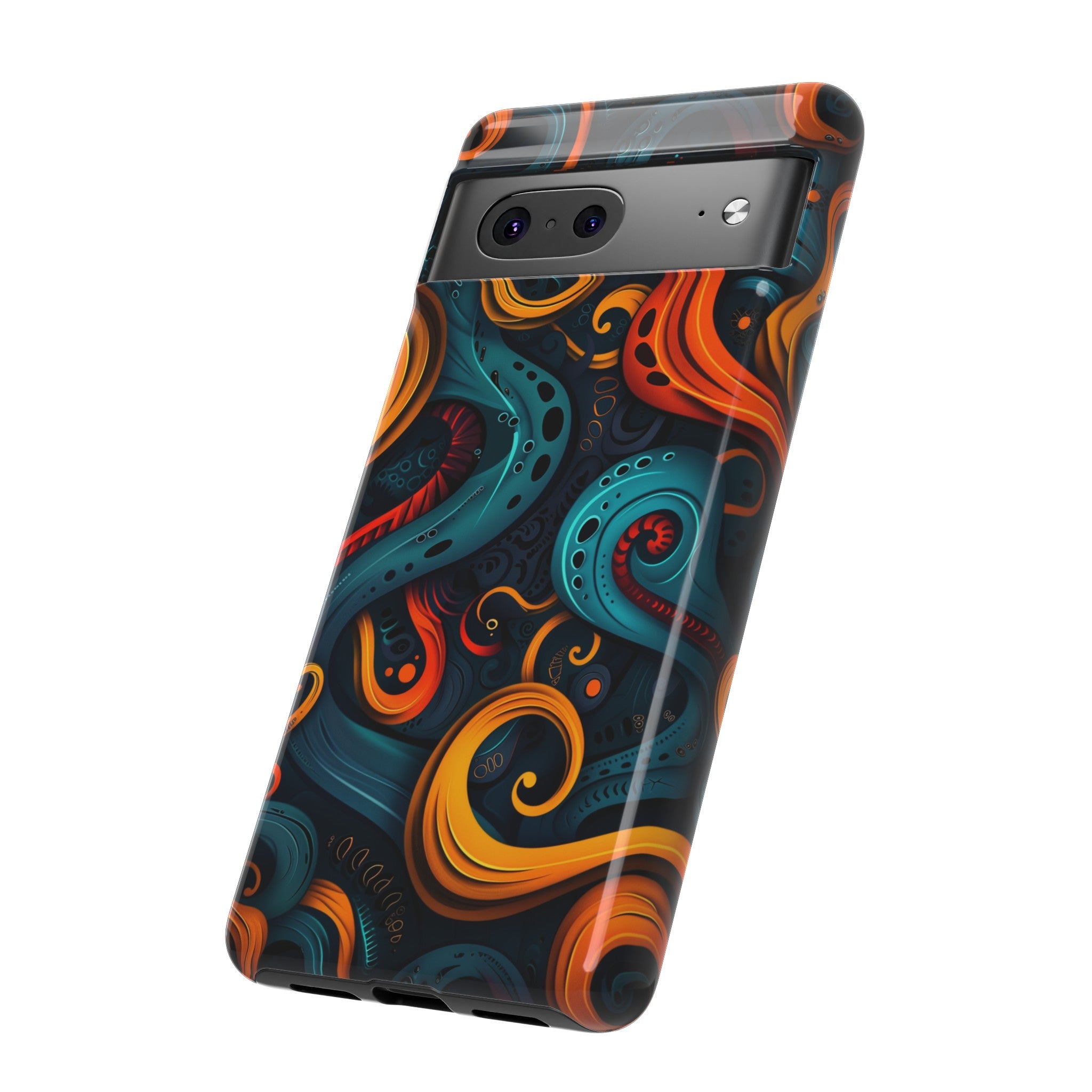 Aquaflame Swirls Tough Case