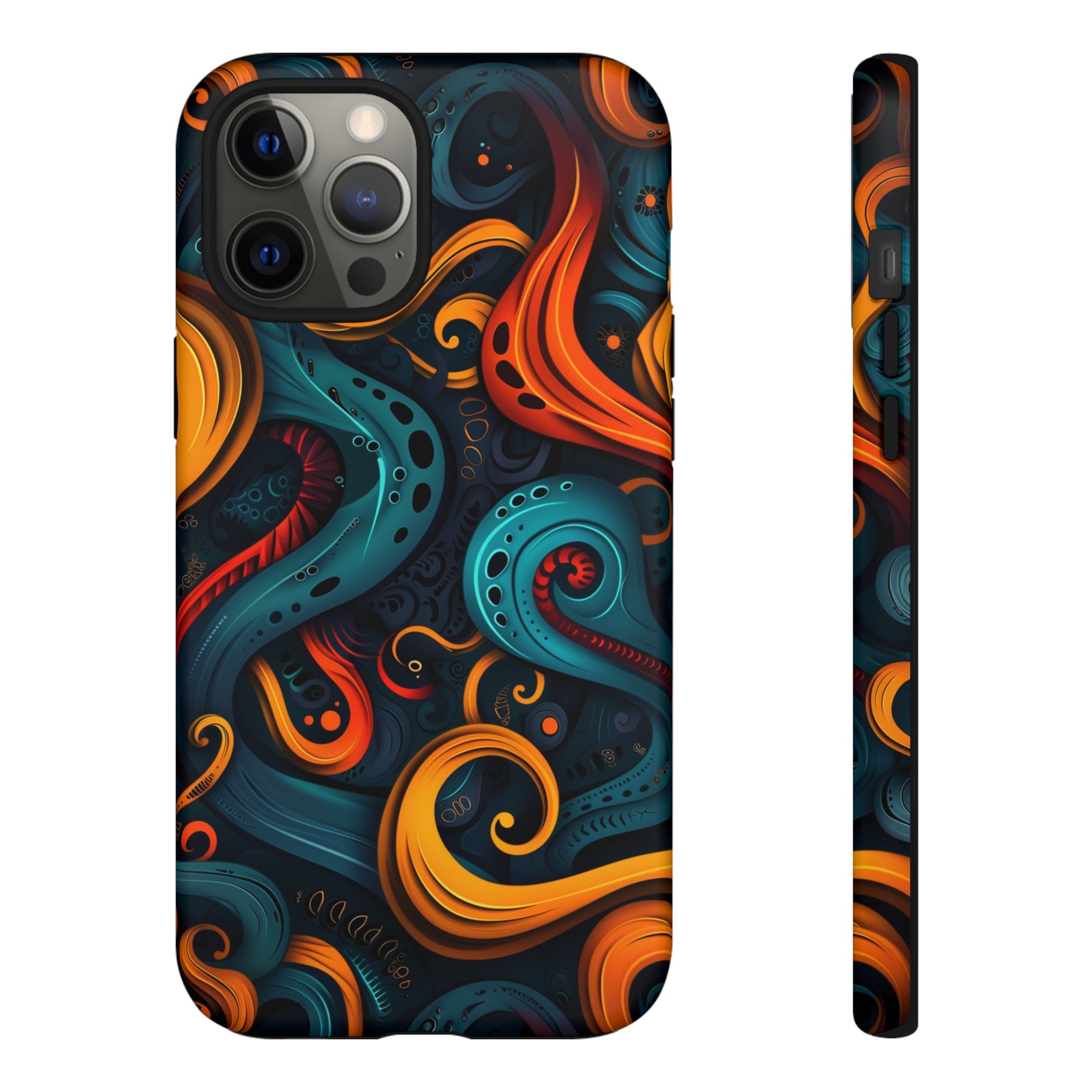 Aquaflame Swirls Tough Case