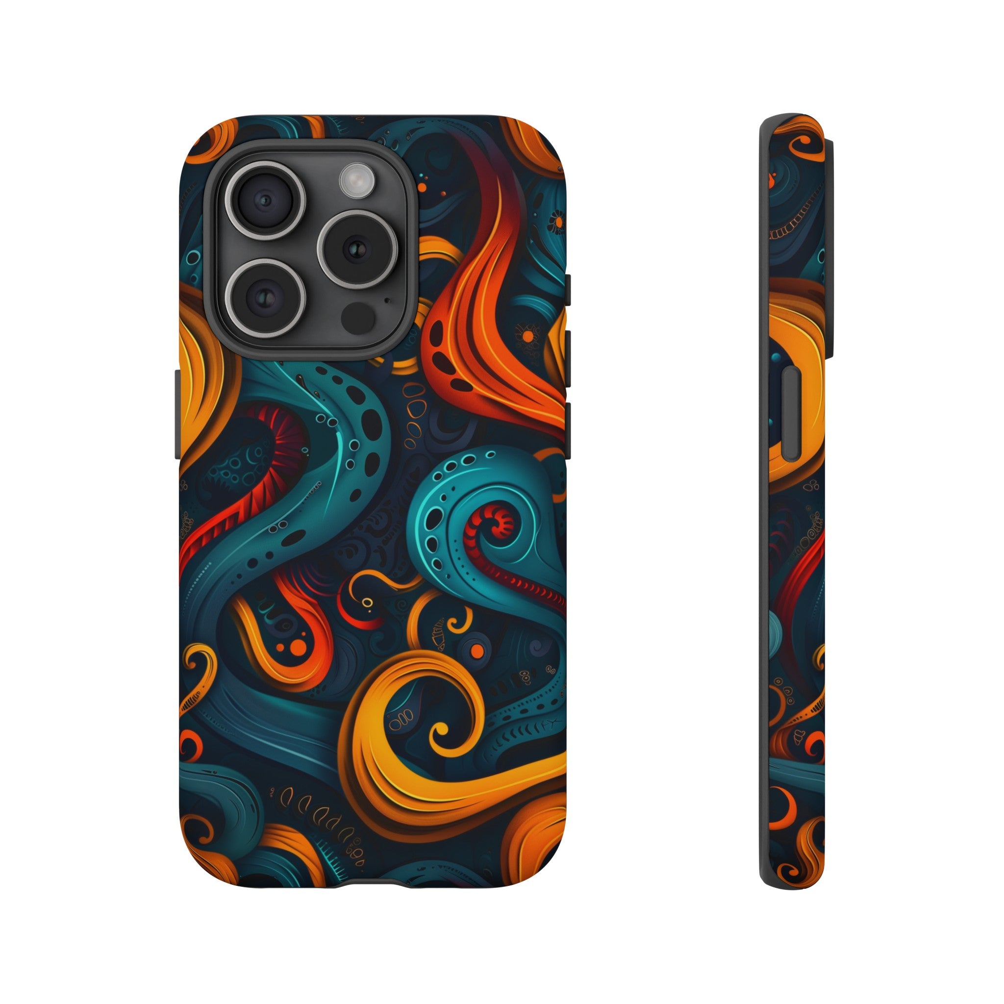 Aquaflame Swirls Tough Case