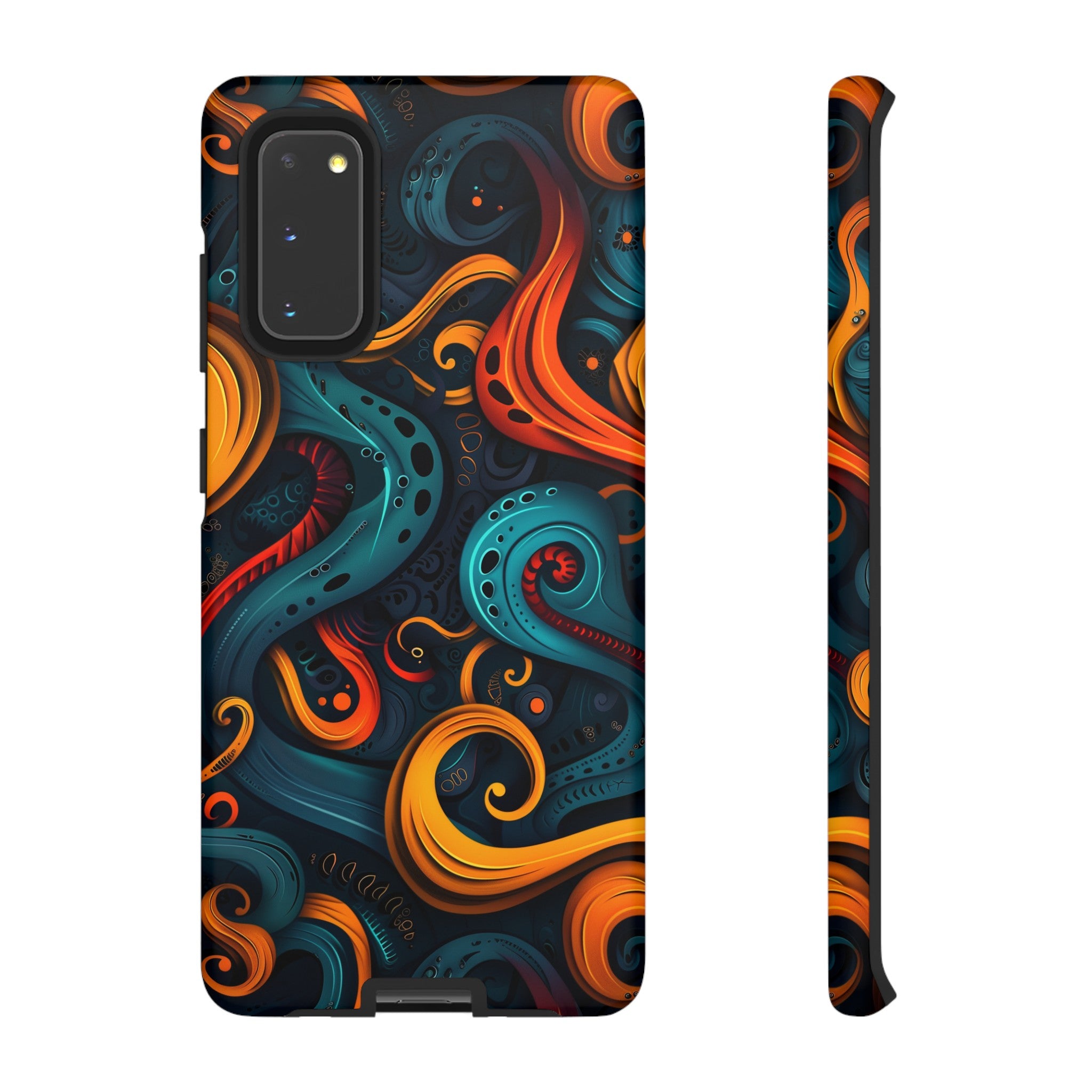 Aquaflame Swirls Tough Case