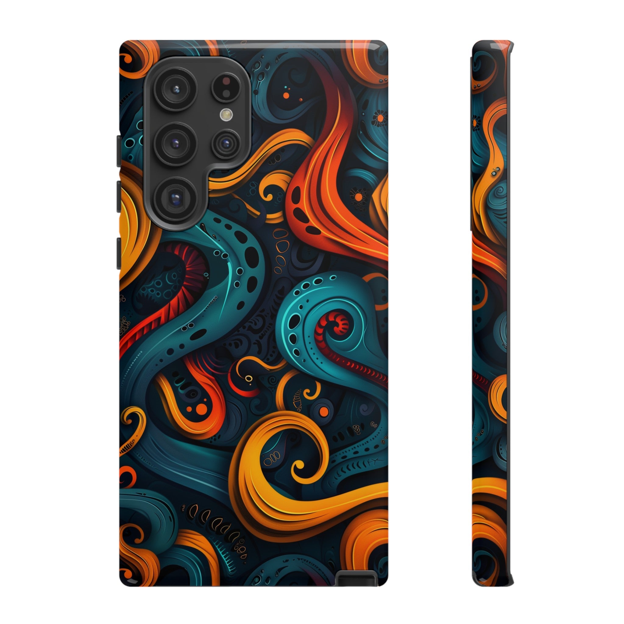 Aquaflame Swirls Tough Case