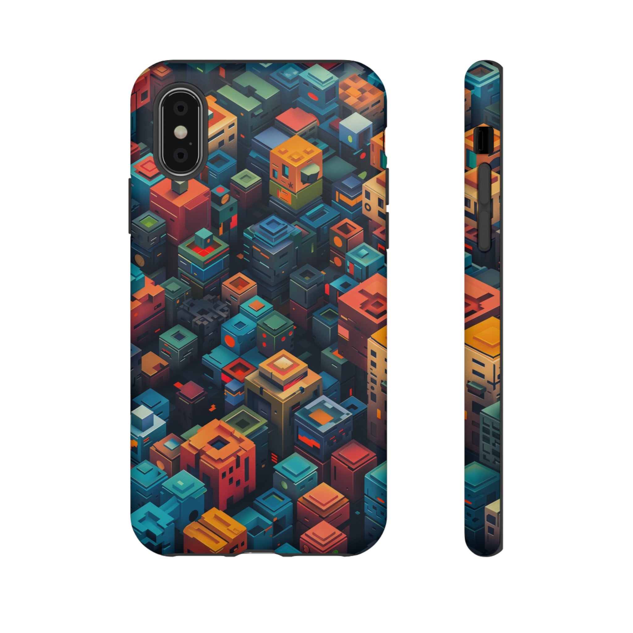 Pixel City Heights Tough Case