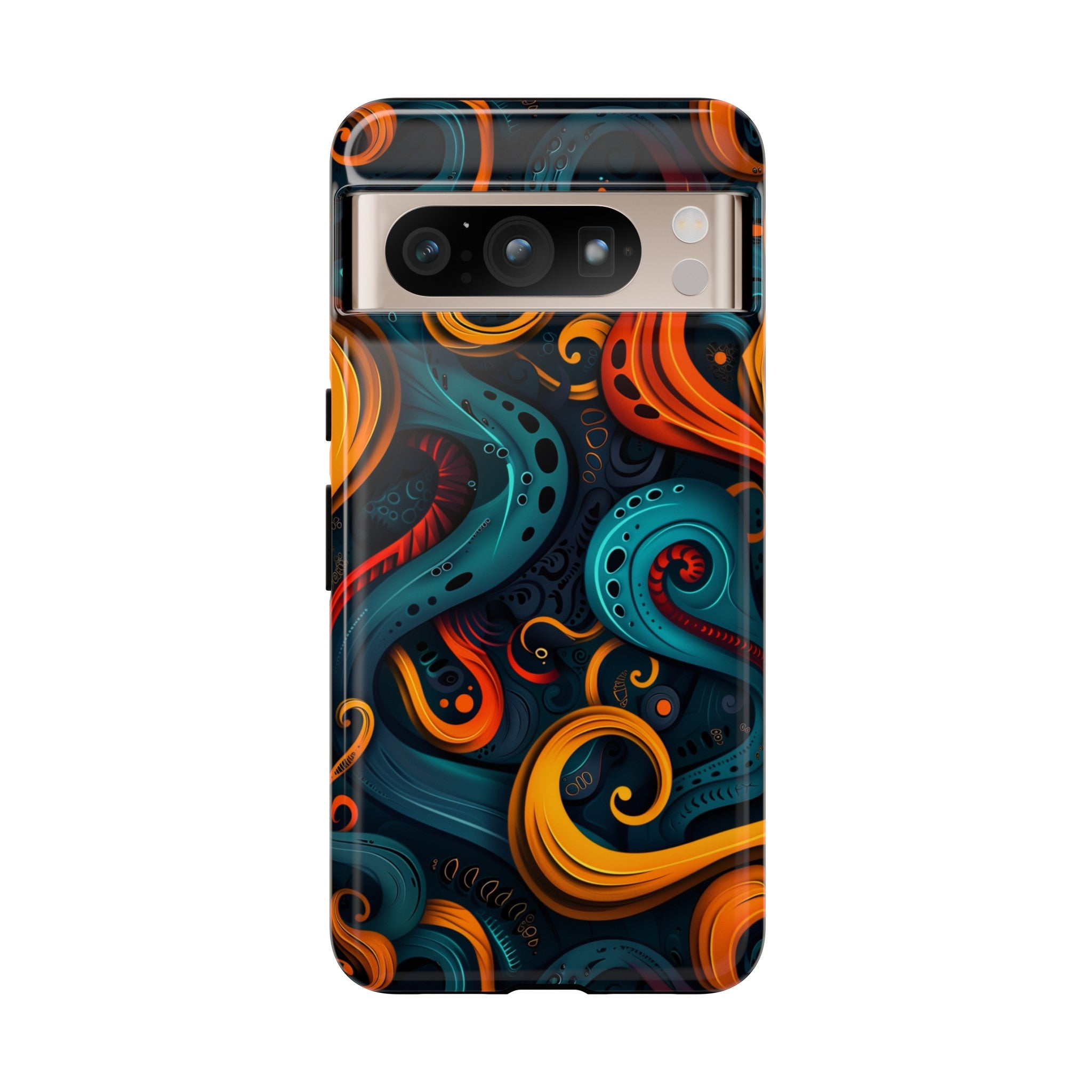 Aquaflame Swirls Tough Case