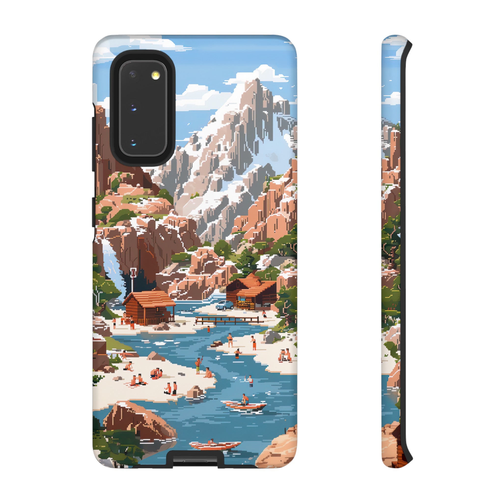 Pixelated River Adventure Tough Case