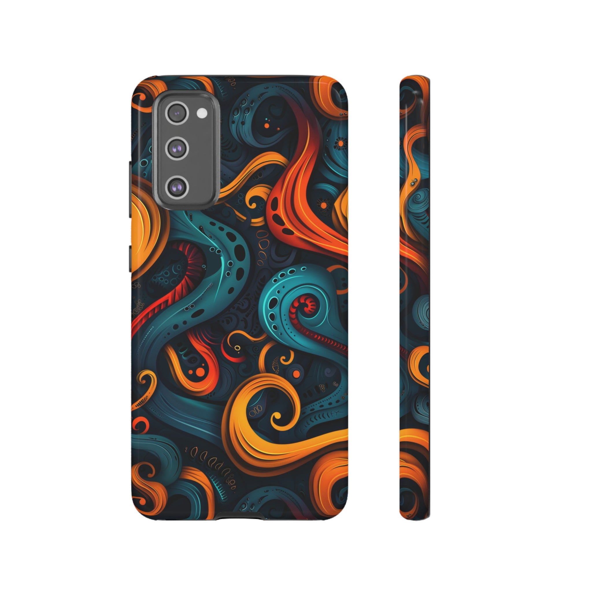 Aquaflame Swirls Tough Case