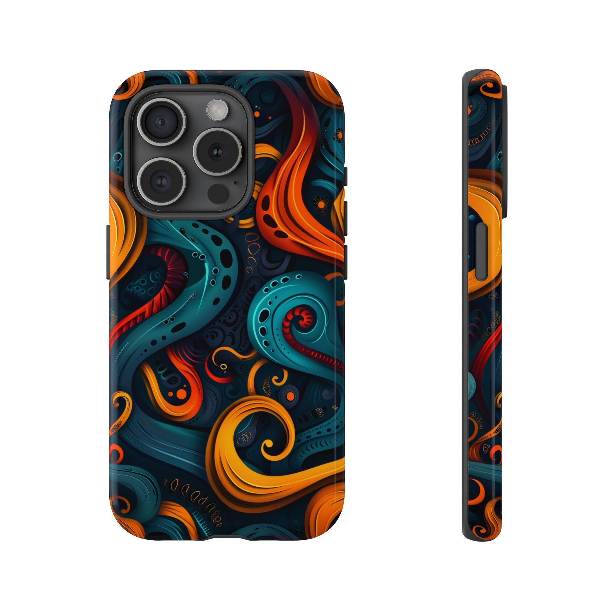 Aquaflame Swirls Tough Case