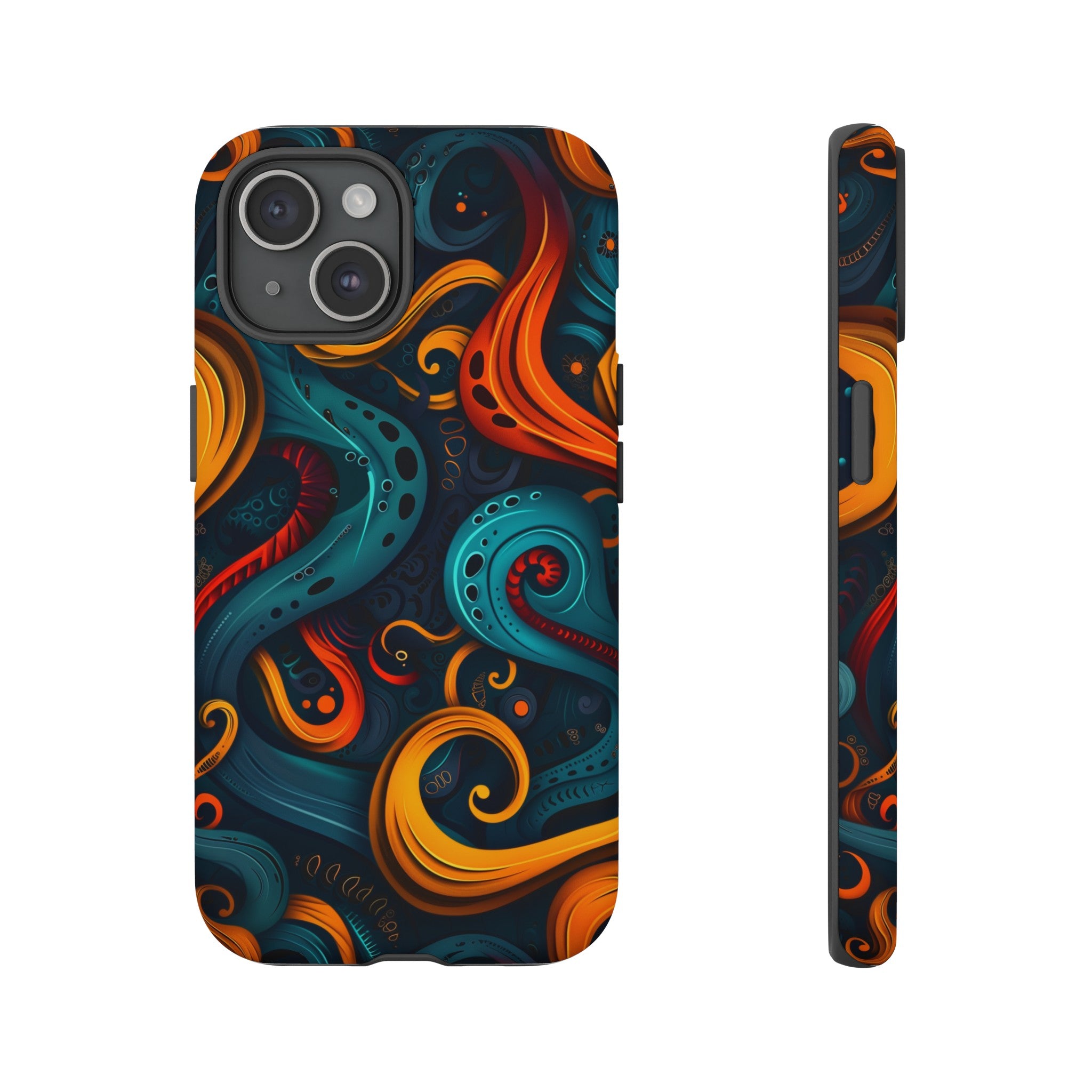 Aquaflame Swirls Tough Case