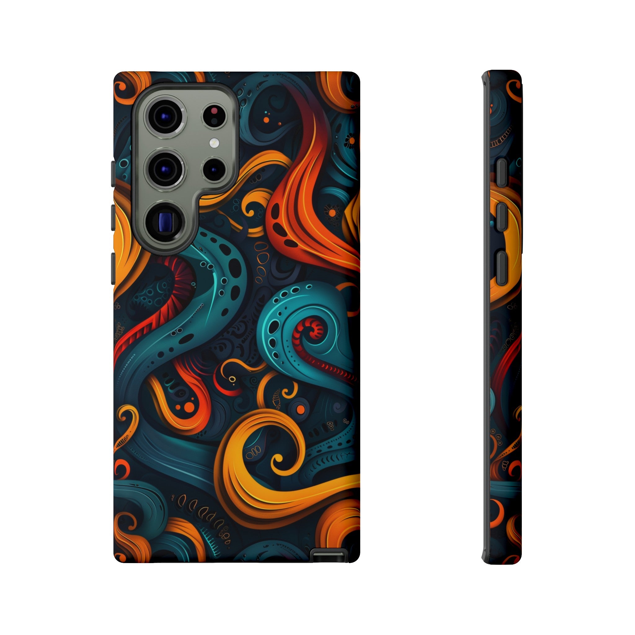 Aquaflame Swirls Tough Case