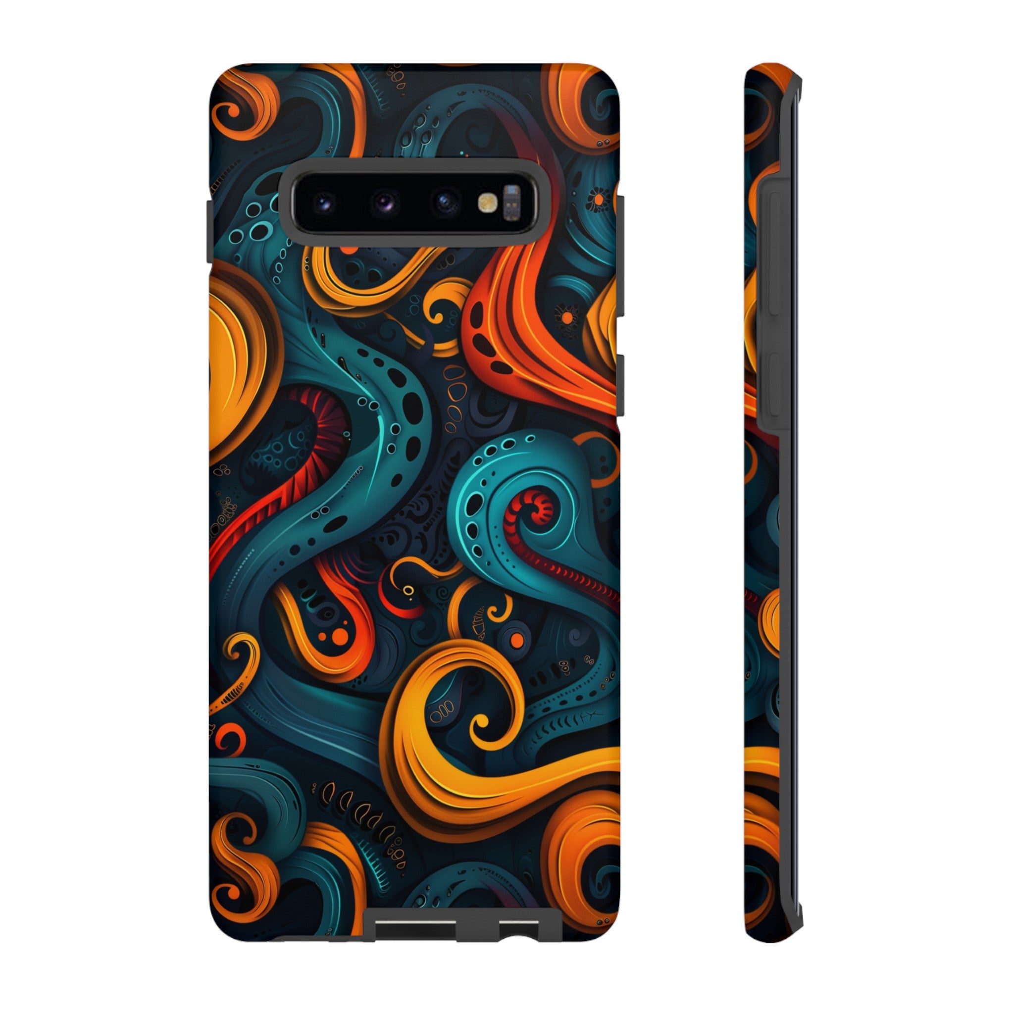 Aquaflame Swirls Tough Case