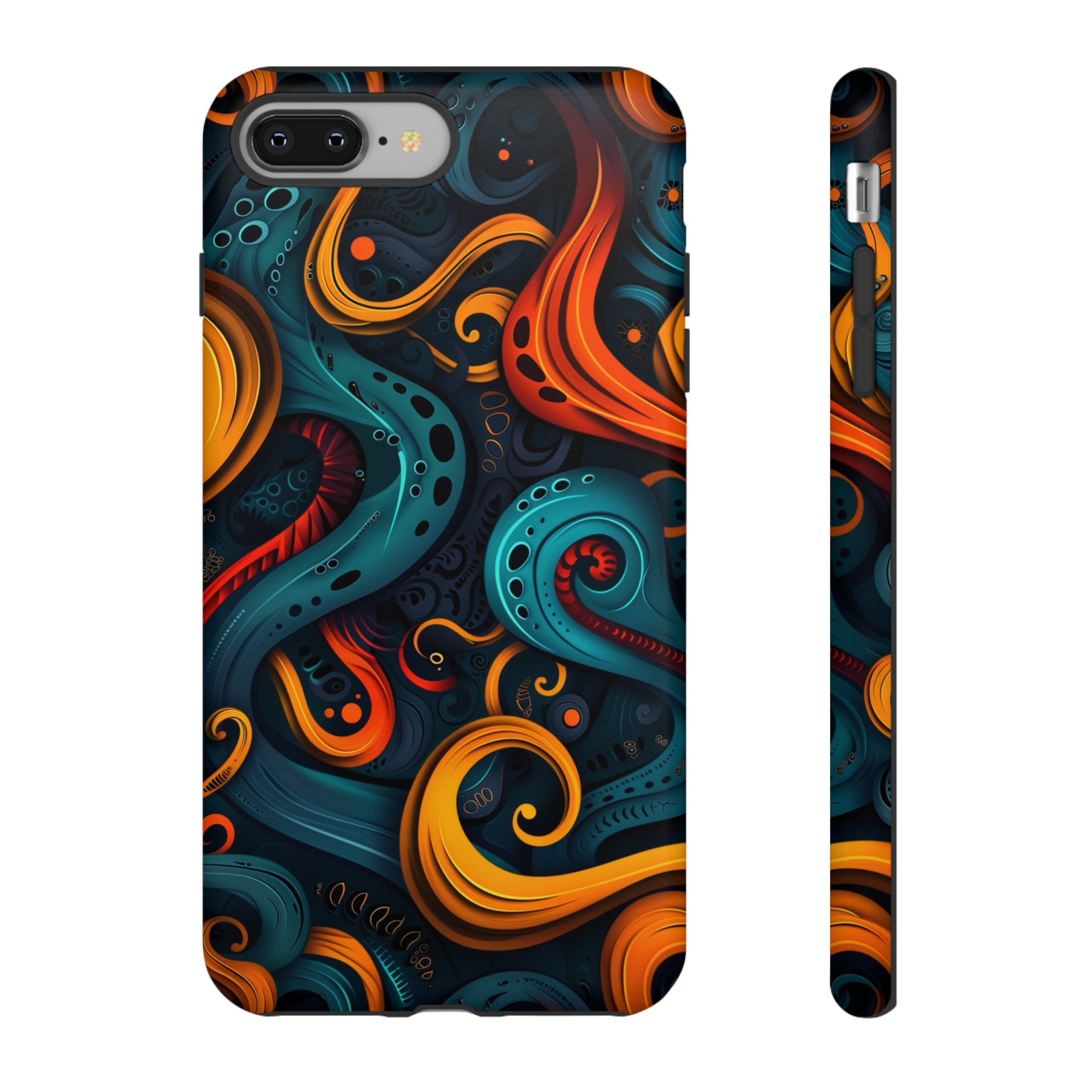 Aquaflame Swirls Tough Case