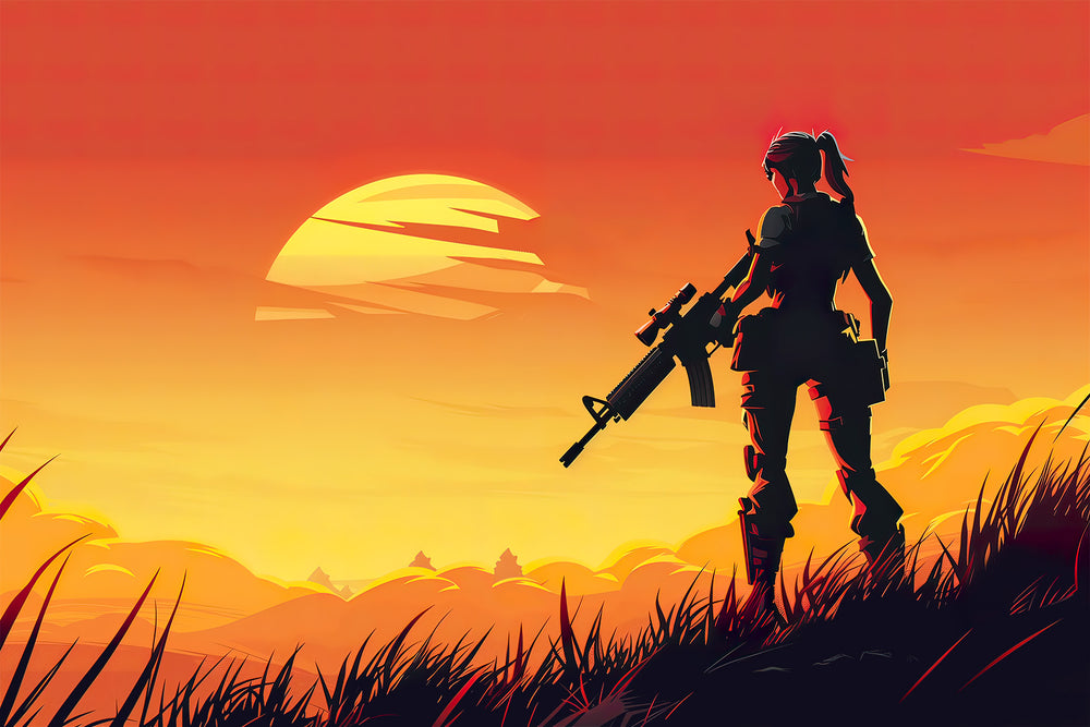 Fortnite Sunset Warrior