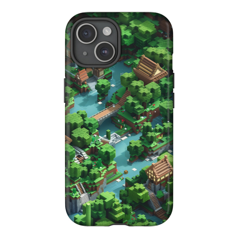 Minecraft Mini World Tough Case