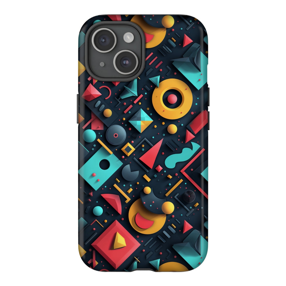 Playful Polygon Playground Tough Case