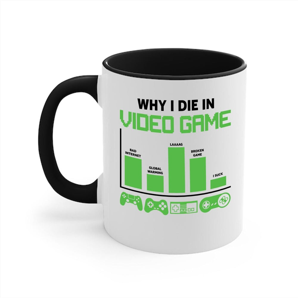 Why I Die In Video Games Mug